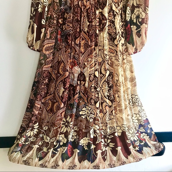 Anthropologie Bhanuni by Jyoti Embroidered Beaded Long Sleeve Maxi Dress NWT 2 - Picture 12 of 16